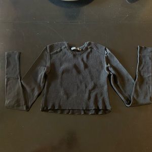 Zara long sleeves cropped top size small